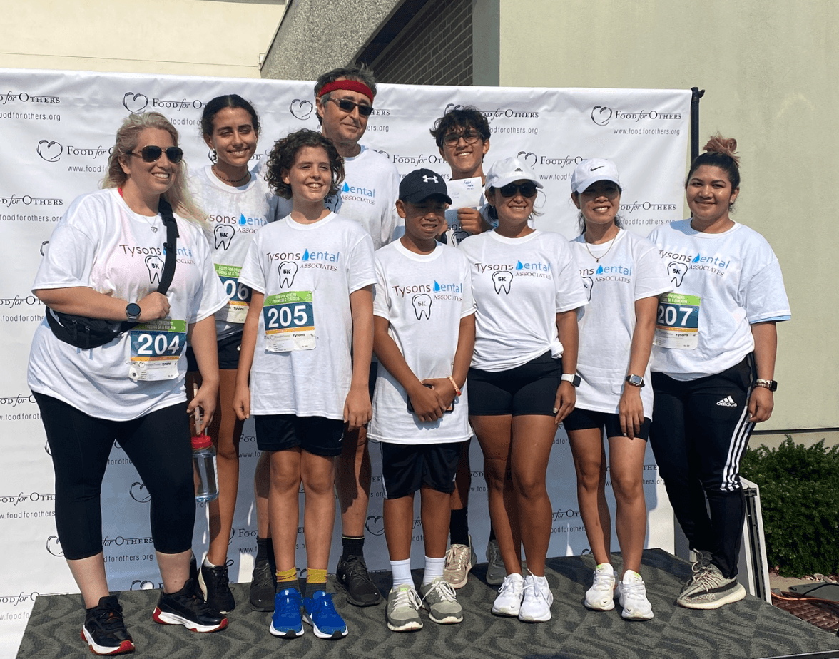 Team at charity 5K run