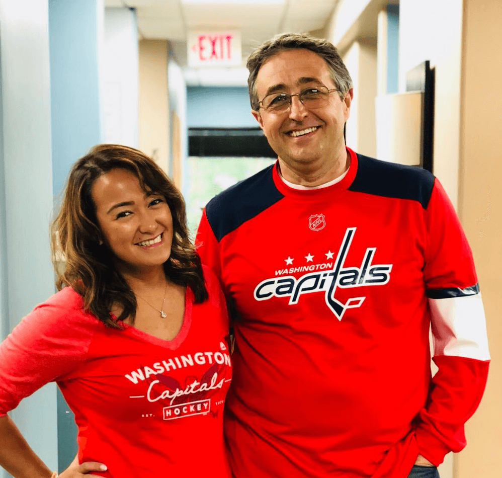 Team showing Capitals spirit
