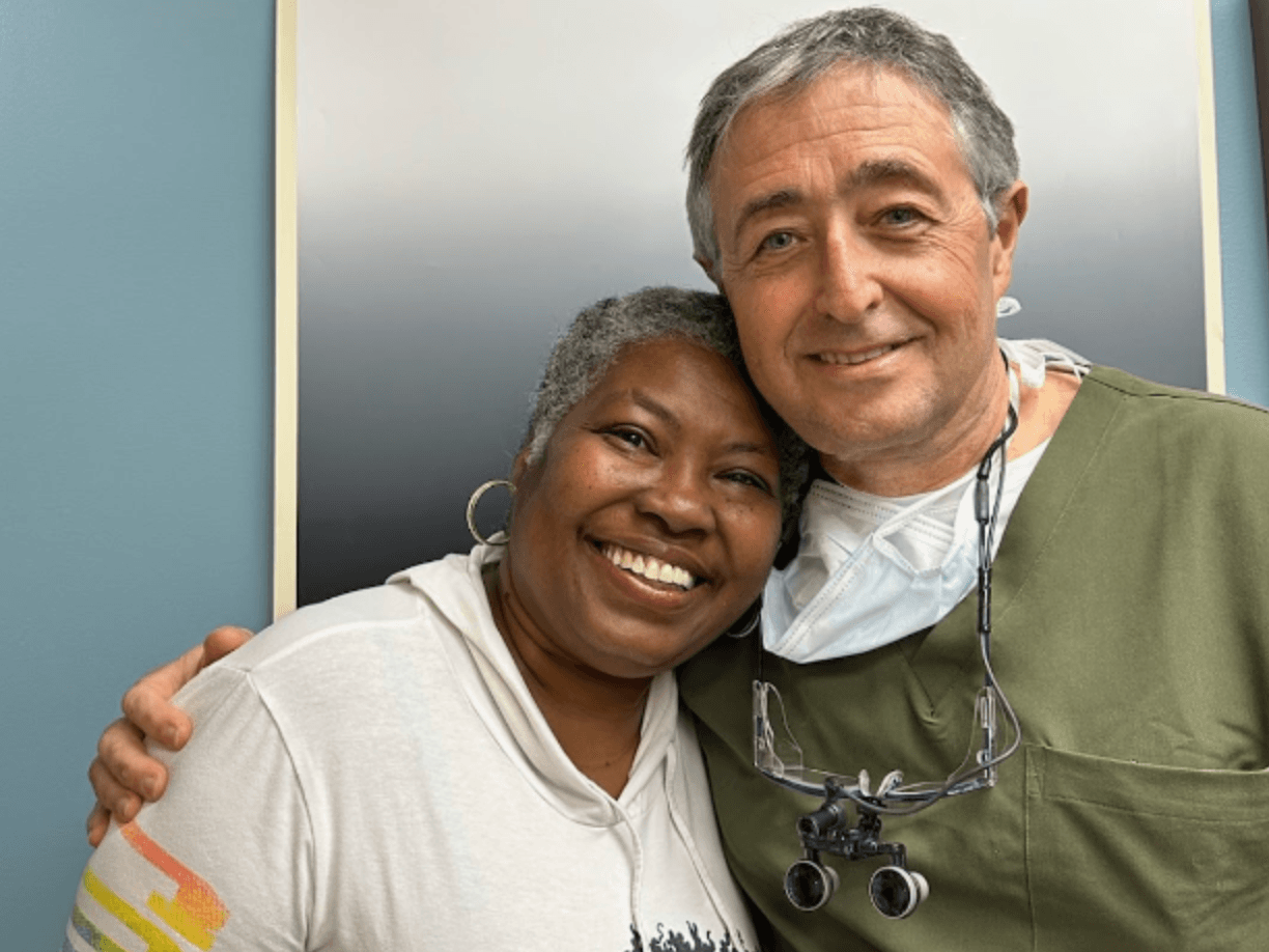 Dr. Alex with happy patient
