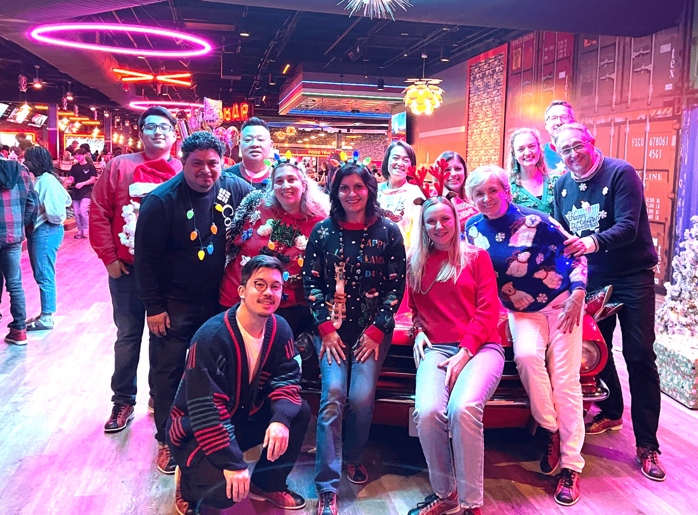 Holiday party celebration